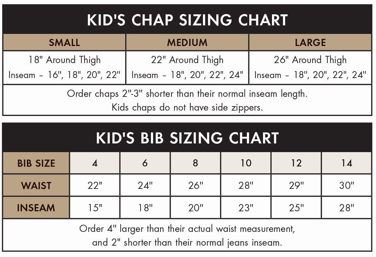 Kids Muck Boot Size Chart